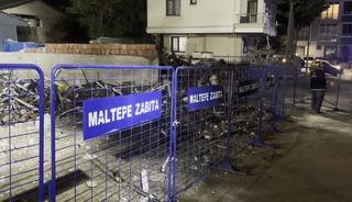 Maltepe&rsquo;de &ccedil;&ouml;ken binanın enkaz kaldırma &ccedil;alışmaları tamamlandı