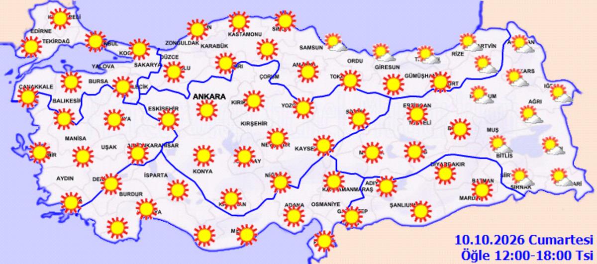Pastırma yazı yüzünü gösteriyor! Bugün ve yarın sıcaklıklar 30 dereceyi bulacak 1