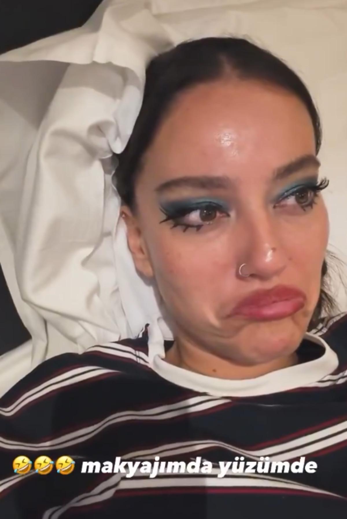 Pelin Akil’in gece yarısı çektiği video gündem oldu! Görenler şaştı kaldı 2