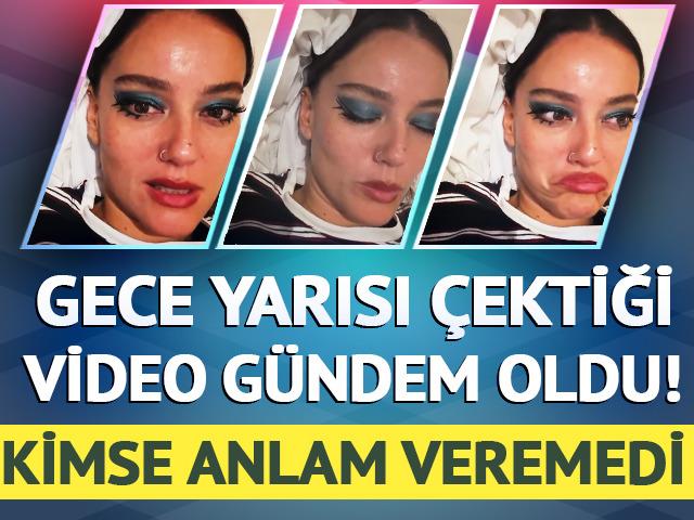 Gece yarısı çektiği video gündem oldu! Kimse anlam veremedi 