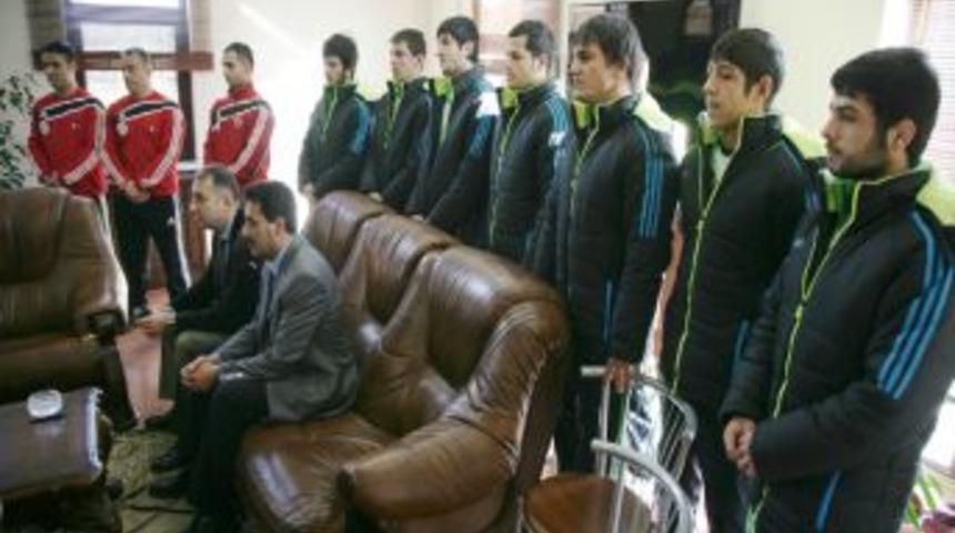 Şekersporlu g&uuml;reş&ccedil;ilerden 1. Lig s&ouml;z&uuml;