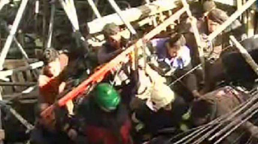 Nevşehir'de cami inşaatı &ccedil;&ouml;kt&uuml;