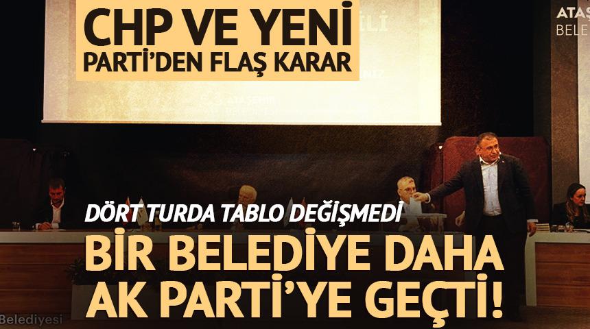 Bir belediye daha AK Parti'ye ge&ccedil;ti!