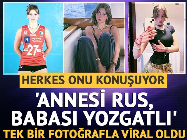  Annesi Rus, babası Yozgatlı! Voleybolcu Meryem Cabbaroğlu güzelliğiyle viral oldu