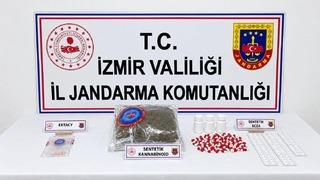 İzmir’de jandarmadan uyuşturucu ve kaçak sigara operasyonu: 2 tutuklama
