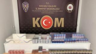 Bin 410 paket kaçak sigara ve 90 paket tütün ele geçirildi