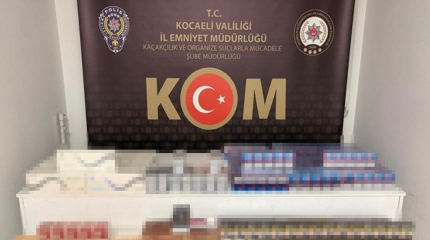Bin 410 paket ka&ccedil;ak sigara ve 90 paket t&uuml;t&uuml;n ele ge&ccedil;irildi
