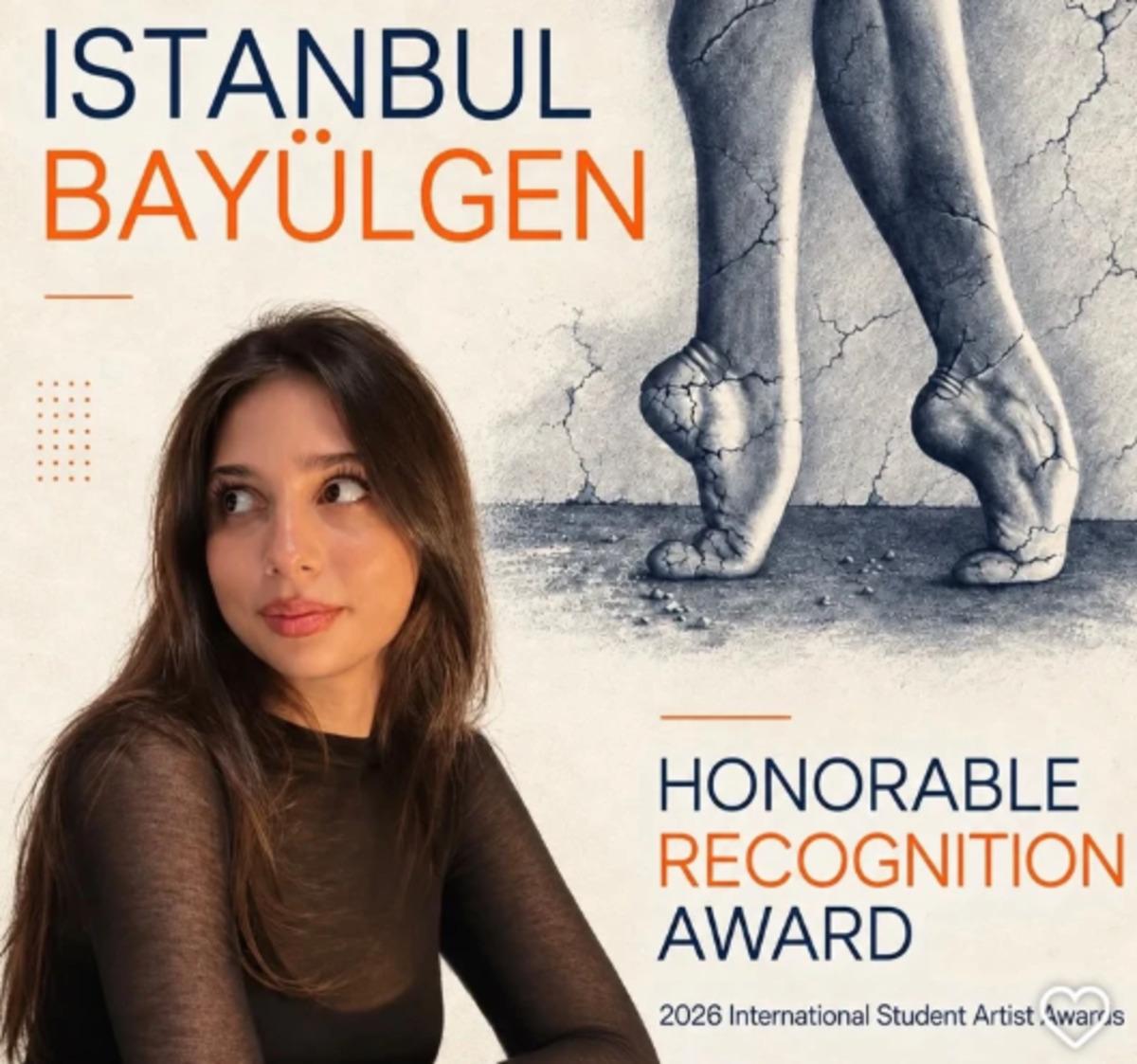 Okan Bayülgen’in kızı İstanbul’a uluslararası sanat ödülü!  Hem güzel, hem başarılı  2