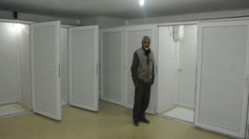 Van'daki &ccedil;adır kente modern hamam kuruldu