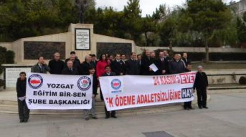 Eğitim-Bir-Sen Yozgat Şube Başkanı Neşeli: Hakkımızı istiyoruz