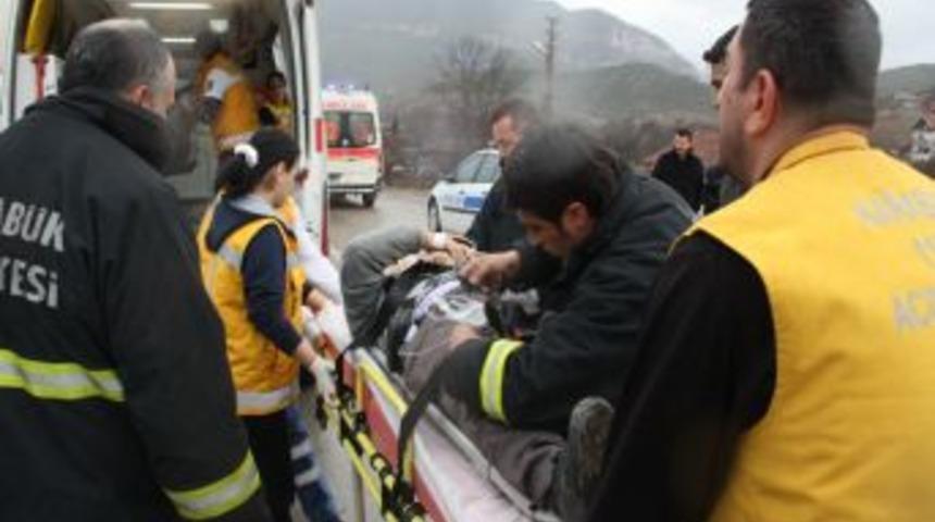 Karab&uuml;k'te yağış kazası: 1 &ouml;l&uuml;, 3 yaralı