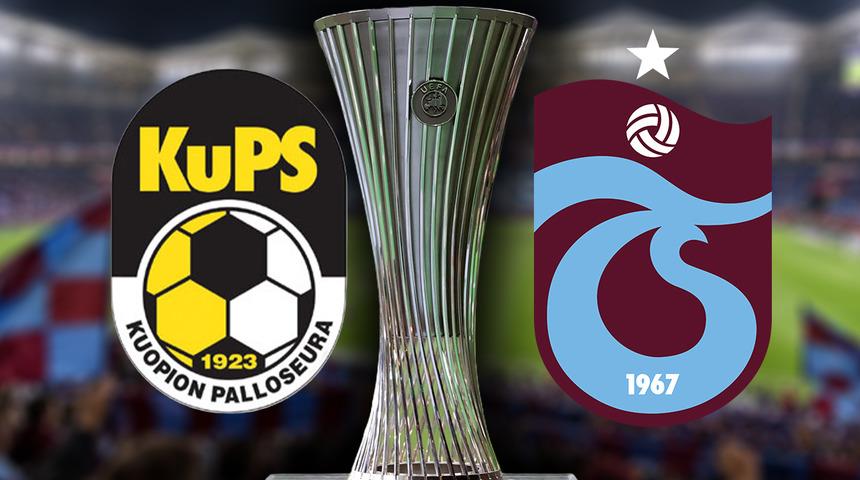 KuPS&ndash;Trabzonspor UEFA Konferans Ligi ma&ccedil;ı ne zaman, saat ka&ccedil;ta ve hangi kanalda?