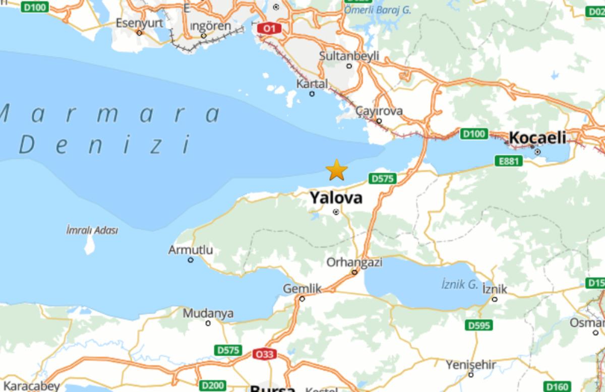 Yalova da 3.5 büyüklüğünde deprem! İstanbul da da hissedildi: "Öncü bir deprem değil" 1