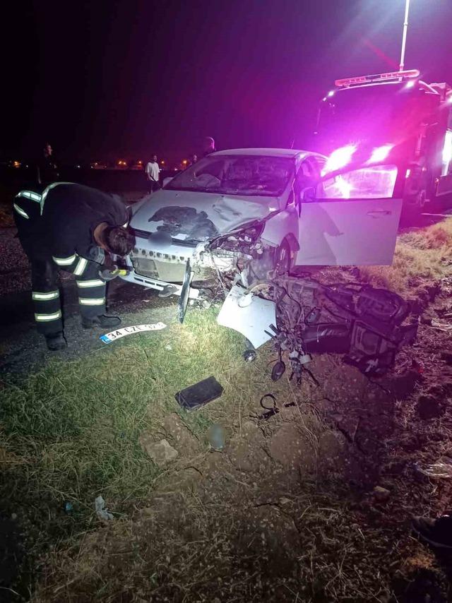 Mardin’de trafik kazası! 1’i ağır 2 yaralı 1