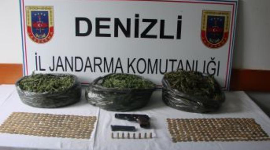 Denizli&rsquo;de sahte altın ve esrar ele ge&ccedil;irildi