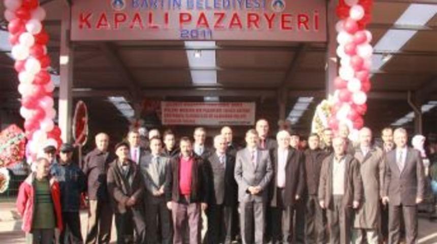 Bartın&rsquo;da modern kapalı pazar yeri hizmete a&ccedil;ıldı