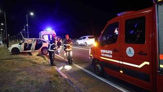 Nevşehir’de tilkiden kaçan otomobil kazaya neden oldu: 1 yaralı