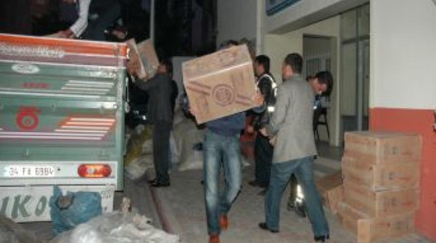 Kadirli&rsquo;de nefes kesen ka&ccedil;ak sigara operasyonu