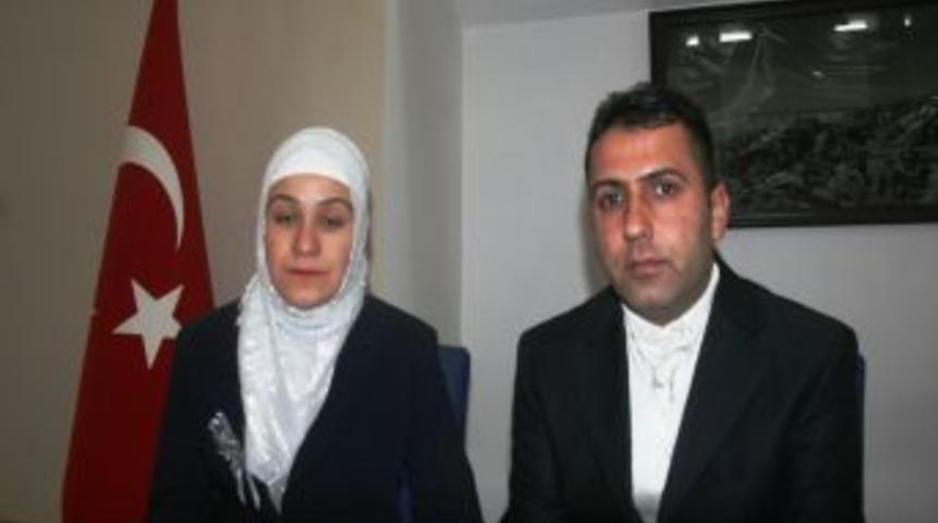 Depremzede &ccedil;iftni nikahı, Mardin'de kıyıldı