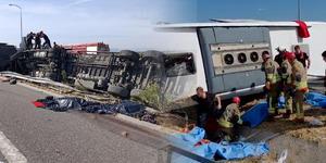 Manisa'da katliam gibi kaza! 11 kişi öldü, 27 kişi yaralandı