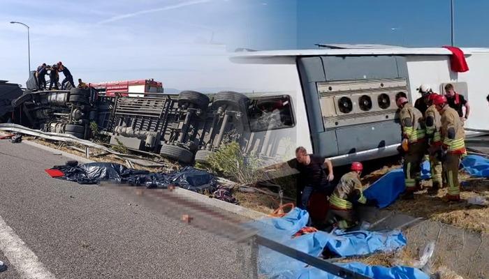 Manisa'da katliam gibi kaza! 11 kişi &ouml;ld&uuml;, 27 kişi yaralandı