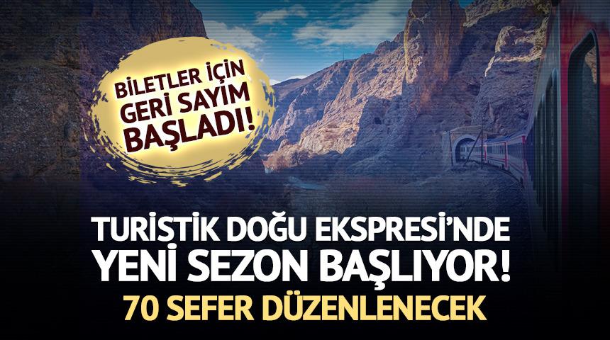 Turistik Doğu Ekspresi yeni sezonda 70 kez sefer yapacak, biletler i&ccedil;in tarih belli oldu