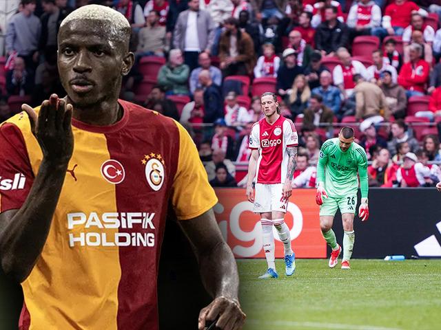 Ajax'ta Osimhen s&uuml;rprizi! Anlamlı hareketin fikir babası Osimhen &ccedil;ıktı