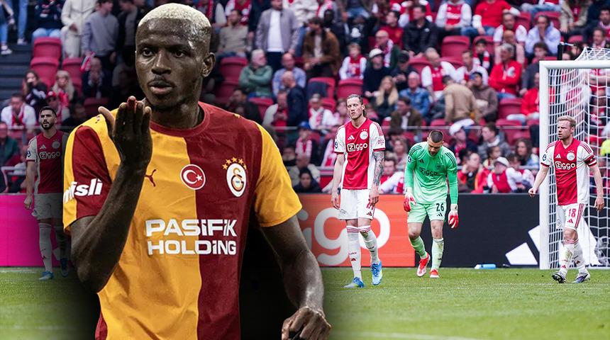 Ajax'ta Osimhen s&uuml;rprizi! Anlamlı hareketin fikir babası Osimhen &ccedil;ıktı