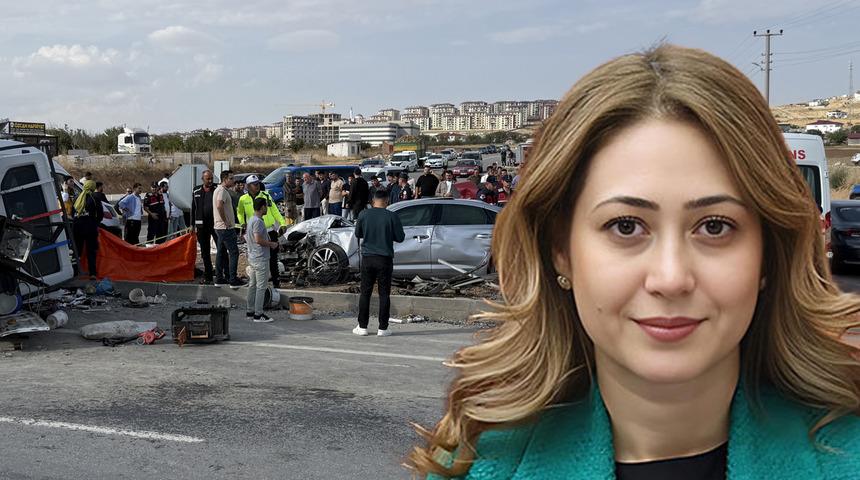 MHP konvoyunda kaza! Milletvekili Zuhal Karako&ccedil; yaralandı, 1 kişi vefat etti