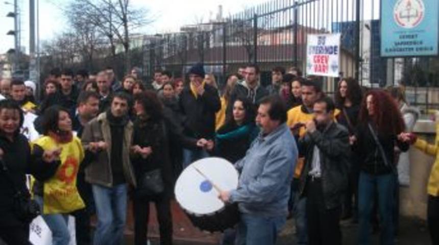 Okmeydanı Devlet Hastanesi'nde grev