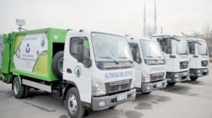 Altındağ'da temizlik filosuna yeni ara&ccedil;lar eklendi
