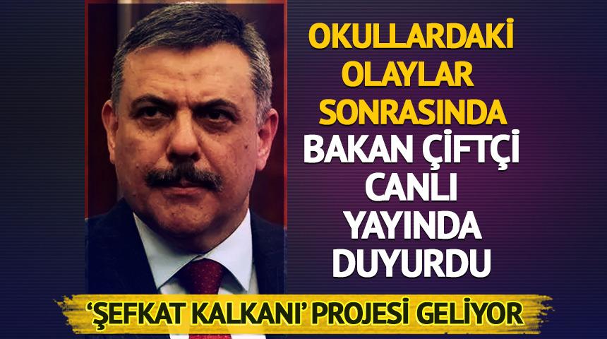 Okullarda yaşanan olayların ardından duyurdu! 'Şefkat Kalkanı' projesi geliyor