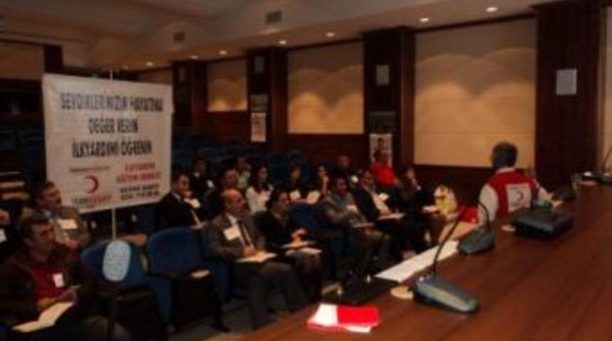 &Ouml;zel İdare &ccedil;alışanlarına ilkyardım eğitimi