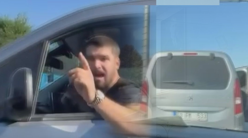 Bakırk&ouml;y'de maganda dehşeti! Kadın s&uuml;r&uuml;c&uuml;n&uuml;n &ouml;n&uuml;n&uuml; kesti