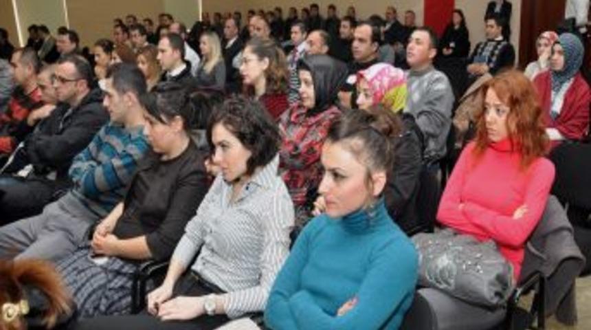 Belediye personeline, iş sağlığı anlatıldı