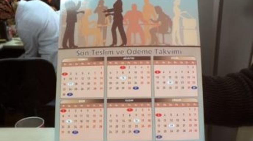 Esnaflar &ouml;deme takvimlerini asmaya başladı