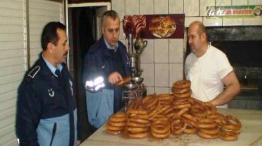 İlkadım&rsquo;da simit fırınları denetlendi
