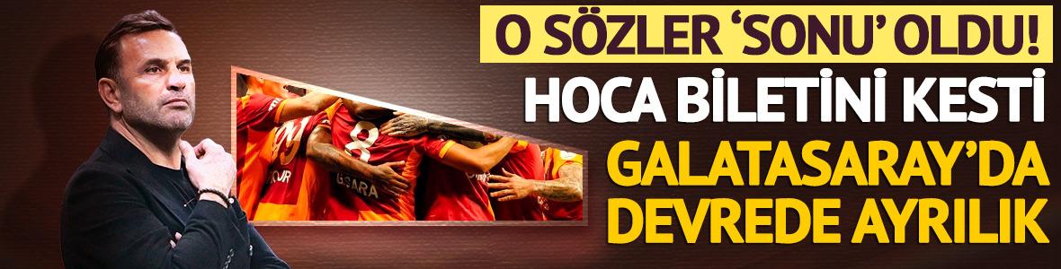Okan Buruk biletini kesti! G.Saray'da devre arası ayrılık: O s&ouml;zleri bardağı taşırdı