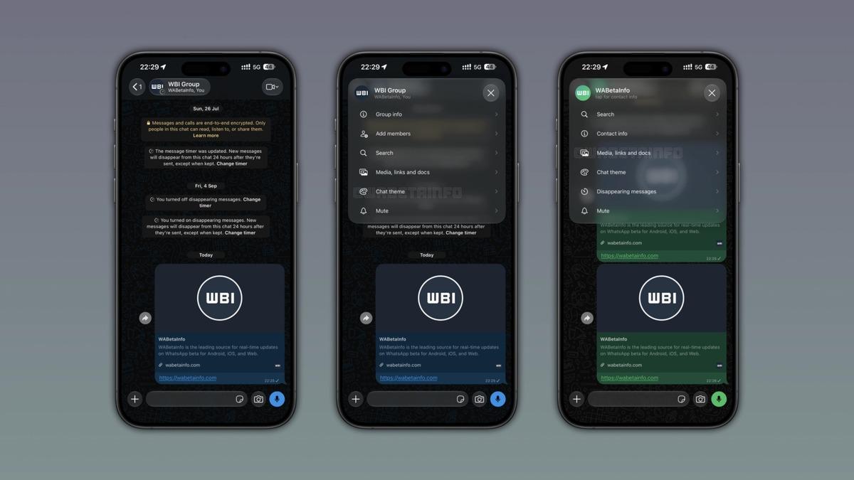 WhatsApp’ın iPhone sürümünde sohbet ekranı değişiyor: İşte tasarımı 2