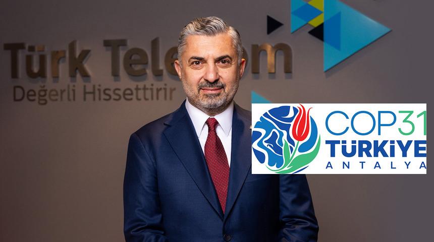 T&uuml;rk Telekom CEO&rsquo;su Ebubekir Şahin s&uuml;rd&uuml;r&uuml;lebilirlik ve COP31 mesajlarını dijiatal ikiziyle duyurdu