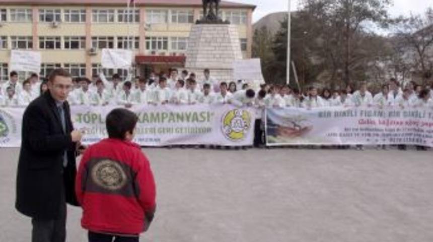 Oltu Lisesi &ouml;ğrencileri geri d&ouml;n&uuml;ş&uuml;m projesiyle &ouml;rnek bir &ccedil;alışmaya imza attı