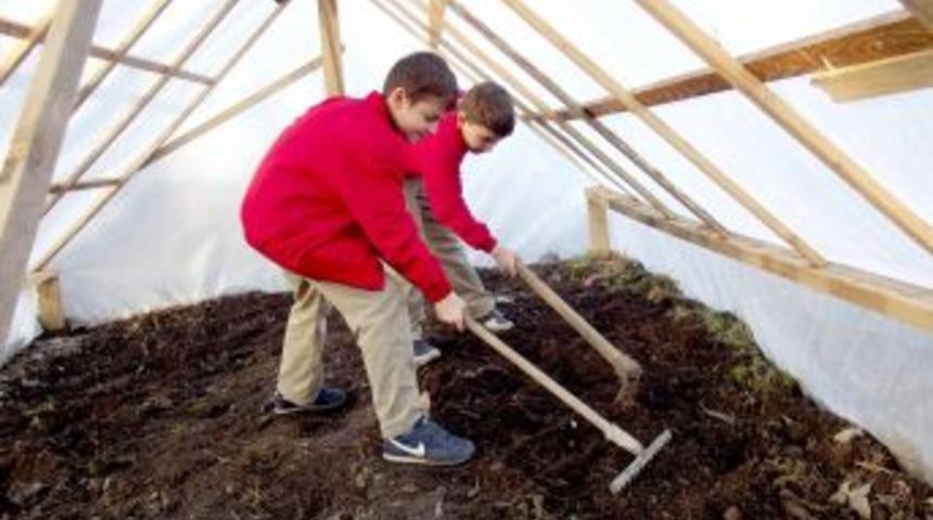 &Ouml;ğrenciler organik tarımı uygulamalı olarak &ouml;ğreniyor
