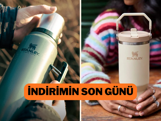 En indirimli Stanley termoslarda fırsatlar bug&uuml;n son buluyor!