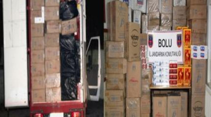100 bin liralık ka&ccedil;ak sigara operasyonu