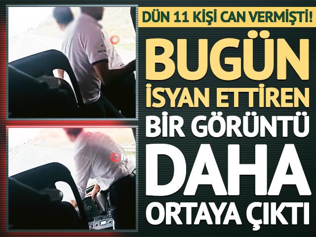 11 kişinin &ouml;ld&uuml;ğ&uuml; kazanın ardından pes dedirten g&ouml;r&uuml;nt&uuml;!