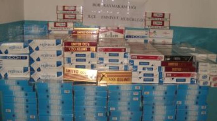Bor'da 250 paket kaçak sigara ele geçirildi