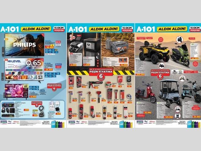 A101'e para sayma makinesi geliyor! 15 Ekim 2026 A101 Kataloğu