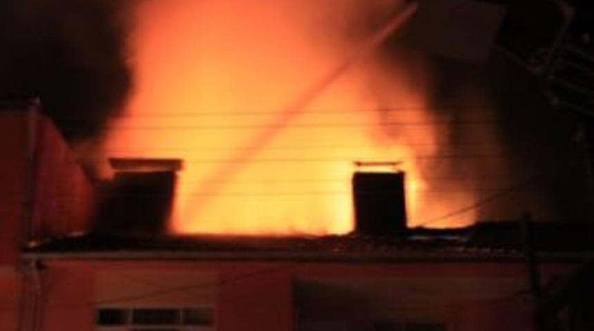 Dursunbey hıdırlıkta yangın