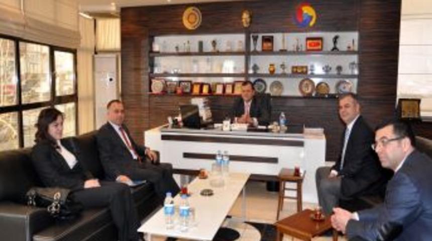 MFİB Başkanı Muhsin Altun &Ccedil;TSO'yu ziyaret etti