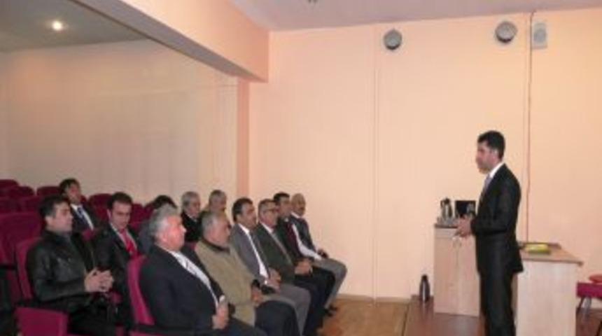 &Ouml;zel Mutafoğlu İlk&ouml;ğretim Okulu, servis şof&ouml;rlerine eğitim veriyor